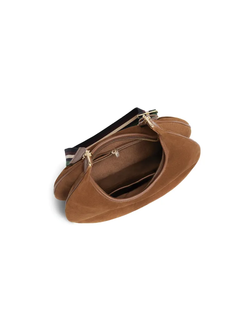 Fairfax and Favor Richmond Hobo Bag Tan Suede-6